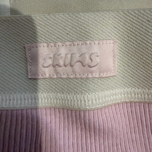 SKIMS Pink Ribbed Shorts - Picture 2 of 6